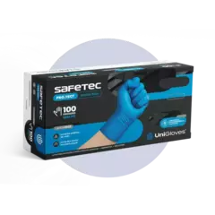 Caixa De Luva Unigloves Safetec Nitrilo Latexfree Sem Pó na internet
