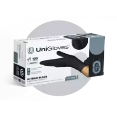 Caixa De Luvas Descartável Unigloves Sem Pó Nitrilo Premium Quality - comprar online