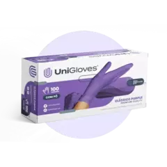 Caixa De Luva Descartável Unigloves Com Pó Premium Quality - comprar online