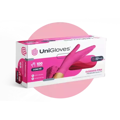 Caixa De Luva Unigloves Clássico Pink Premium - comprar online