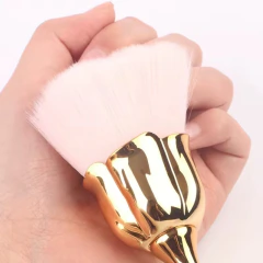 Pincel Rosas Pom Pom Tira Pó - Tamanho Grande na internet