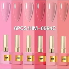 Caixa Coleção Esmaltes Em Gel Zem