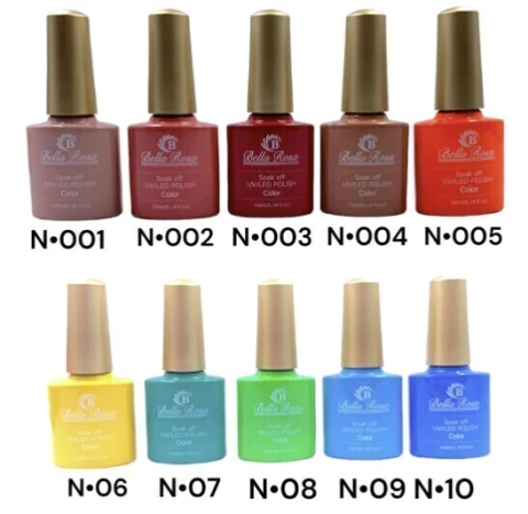 1 Esmalte Bella Rosa Tampa Dourada