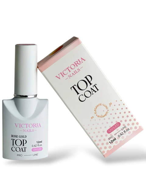 Top Coat Rose Gold Victoria Nails 12ml - comprar online