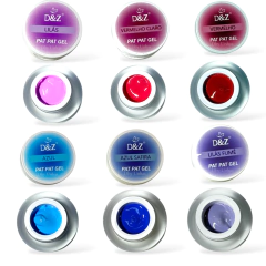 Caixa Coleção Completa - Gel Paint Color Cushion 5 em 1 + Kit Mini Esponjas + Garra - Dhy Unhas