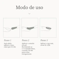 Esmalte em Gel Mr. Nail 3-Free Vegan UV LED Alta Cobertura - Dhy Unhas