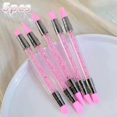 Kit Pincéis Texturizadores De Silicone Gel Nail Art