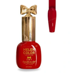 Esmalte em Gel Helen Color 3 em 1 Lacinho UV/LED - Dhy Unhas
