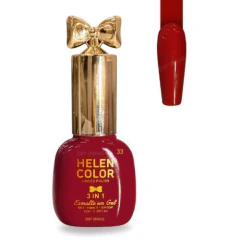 Esmalte em Gel Helen Color 3 em 1 Lacinho UV/LED - Dhy Unhas