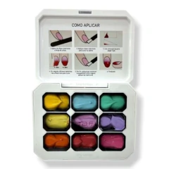 Gel Paint Paleta de Cores Dafu | Tinta em Gel para Nail Art na internet