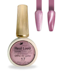 Esmalte Em Gel Refletivo Glitter Olho De Gato 10ml Real Love - comprar online