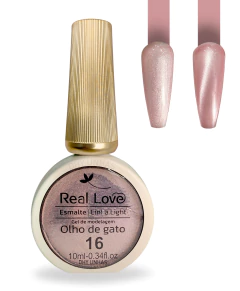 Imagem do Esmalte Em Gel Refletivo Glitter Olho De Gato 10ml Real Love