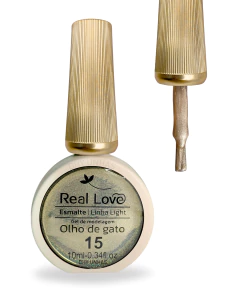 Imagem do Esmalte Em Gel Refletivo Glitter Olho De Gato 10ml Real Love