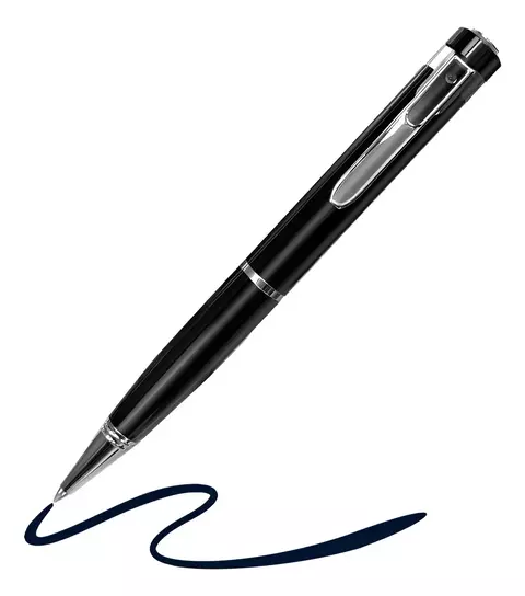 Lapicera Grabadora De Voz Digital Y Video De 32 Gb Negro - comprar online