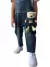 Jardineira Jeans Unissex Urso- Kiki & Mily - loja online