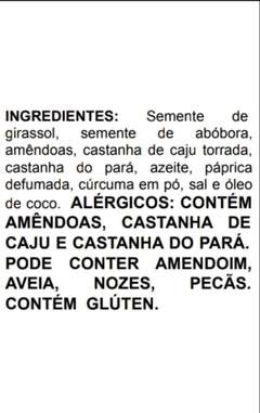 GRANOLA SALGADA 300g low carb - La Vita Nuts