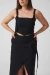 Cropped Corset Preto - comprar online