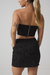 Imagem do Conjunto Risca de Giz com Short-Saia Preto