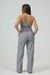 Conjunto Risca de Giz com Calça Cinza na internet
