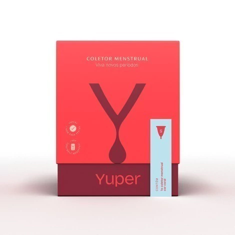 Coletor Menstrual Yuper Coral - S