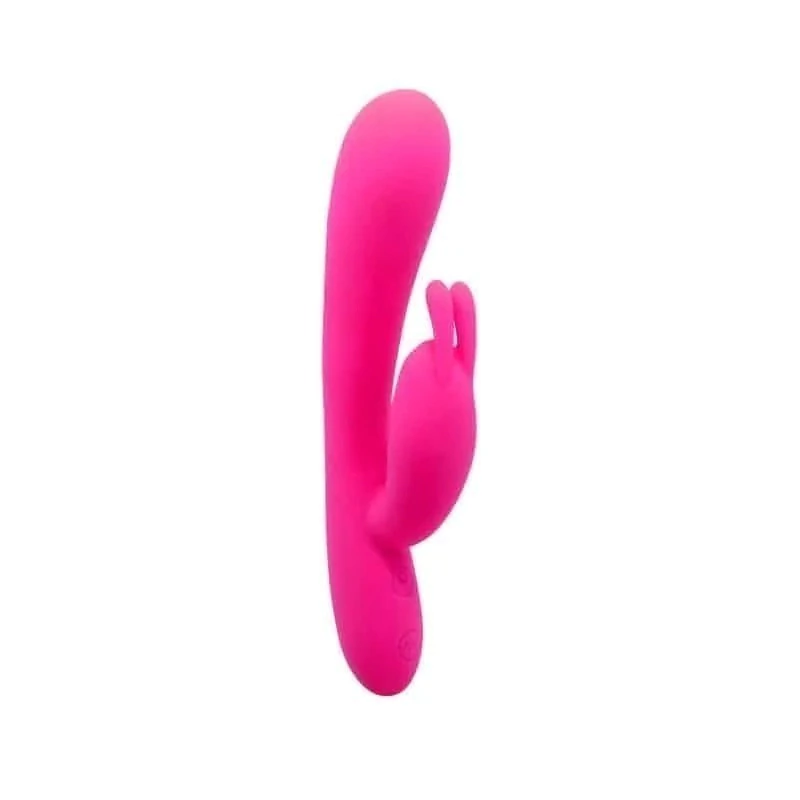 VIBRADOR HOBART COM ESTIMULADOR CLITORIANO COM 3 INTENSIDADES DE VIBRAÇÃO E PULSAÇÃO E 7 MODOS DE VIBRAÇÃO