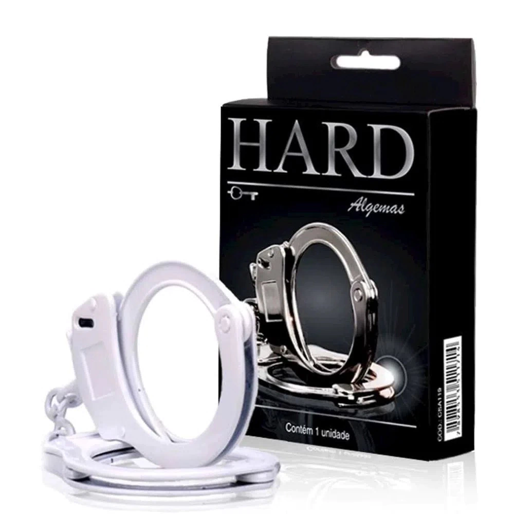 ALGEMA EM METAL BRANCA