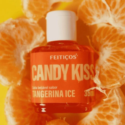 Gel comestível Candy Kiss Tangerina Ice 35Ml