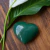 Quartzo Verde - Coração 70 a 80g - Qual 01 - comprar online