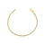 Pulseira Malha Cordão Baiano - Banho Ouro 18k