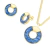 Conjunto Fragmentos Redondo - Banho Ouro 18k