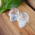 Quartzo Cristal - Crânio / Caveira 35 a 59g - Qual 01 - Leve Luz