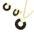 Conjunto Fragmentos Redondo - Banho Ouro 18k