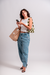 Bolsa Patio - Verde e Off-White - comprar online