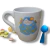 Taza Bombé full color Gris Frases - Voy con todo - comprar online