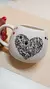 Taza bocha blanca - Corazón - comprar online
