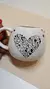 Taza bocha blanca Multi corazón - comprar online