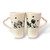 Tazas Dúo Blancas Cónicas Altas Mickey & Minnie - Carita asomándose - comprar online
