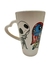 Taza Cónica Alta Blanca Asa Corazón Jack & Sally - comprar online