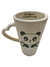 Taza Cónica Alta Blanca Asa Corazón Panda - comprar online