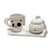 Set de Desayuno Los Osos Escandalosos. Taza bombé + Bandeja Recta + Azucarera. - comprar online