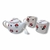 Set de Desayuno Minnie Mouse. Tetera + Taza Bombé Blanca + Azucarera. - comprar online