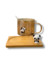 Taza de Cristal con osito - tienda online