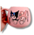 Taza bocha rosa Kuromi & My Melody - comprar online