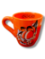 Taza Bombé Premium full color Naranja Garfield asomándose. - comprar online