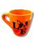 Taza Bombé Premium full color Naranja Gato Love