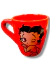 Taza Bombé Premium full color Roja Betty Boop