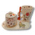 Set de Desayuno Flores Rojas II