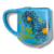Taza Americana Turquesa Margaritas
