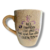 Taza Bombé jaspeada Gris Frases "No cuentes los días...haz que los días cuenten" - comprar online