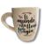 Taza Bombé jaspeada Gris Frases - "El Mundo está lleno de Magia" - comprar online